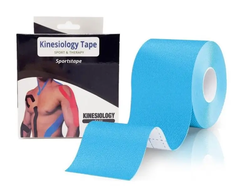 چسب عضله ورزشی کنزو تیپ پهن KINESIOLOGY TAPE باکیفیت برای حمایت از عضلات